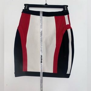 HOUSE OF CB ZIPPER SKIRT NEVER WORN WITH TAGS - COUPLE UNNOTICEABLE STAINS